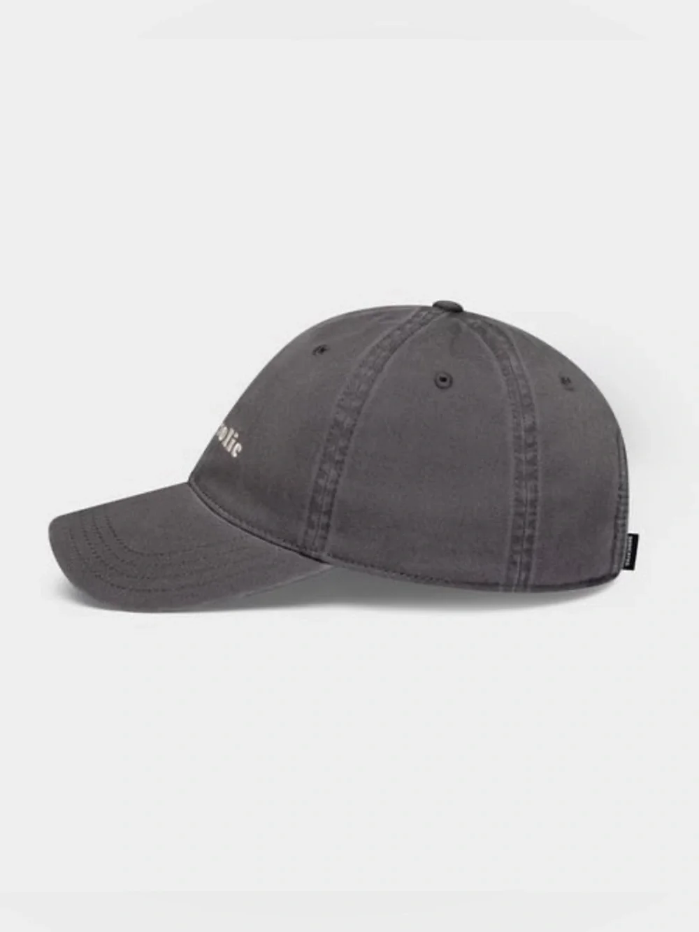 NWT Dedicated Bikeaholic Dad Hat Gray Embroidered Baseball Cap Adjustable Unisex